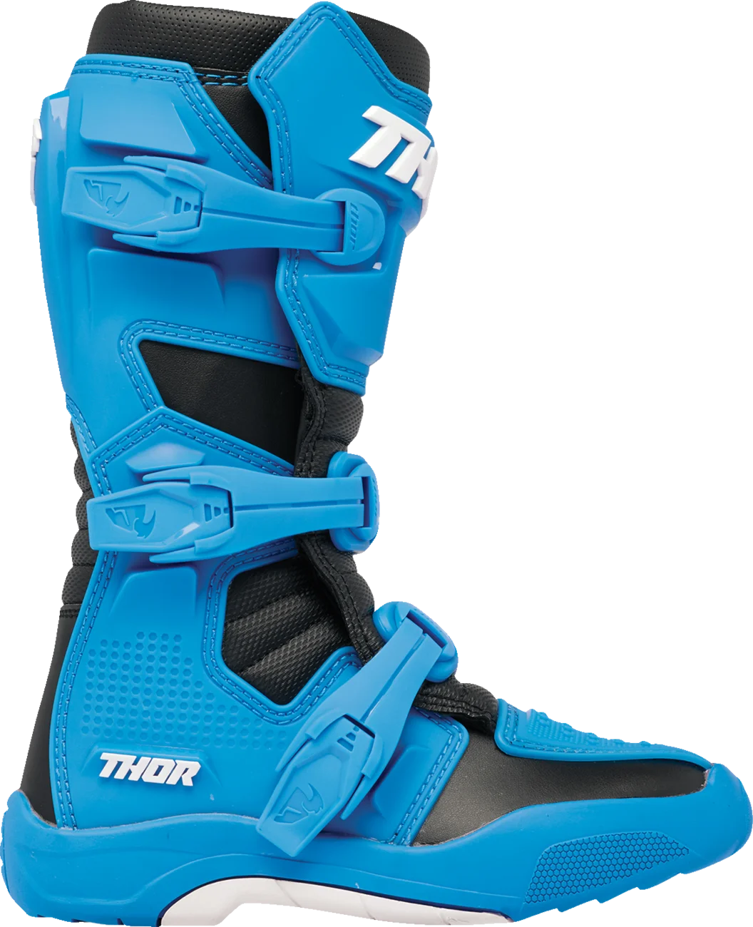 Blue/Black Motocross Riding Boots C97536