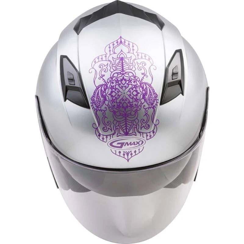 Open-Face Helmet Black/Pink U92277