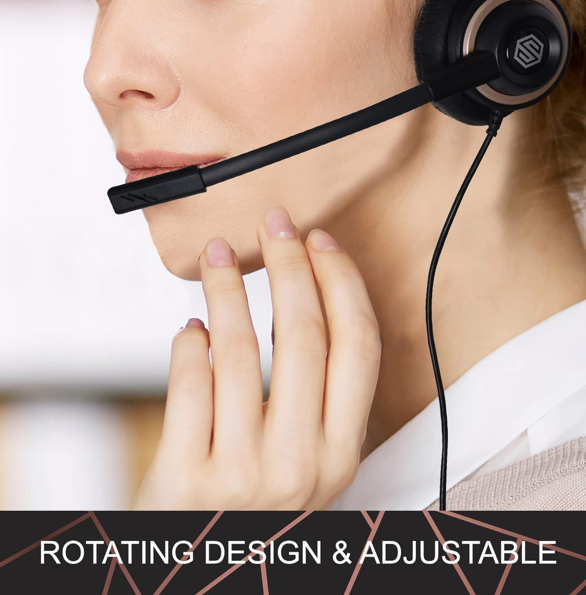 10 Pack Noise Canceling Over-Ear Computer Headset With Microphone G10204
