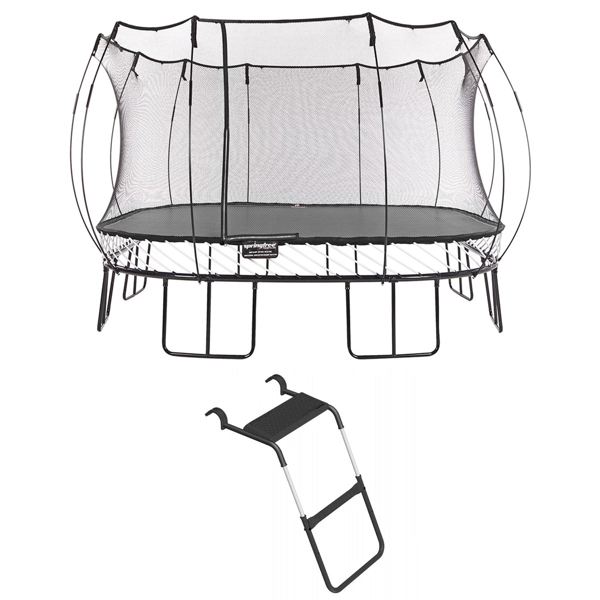 Square 13 Ft Trampoline with Safety Ladder T395