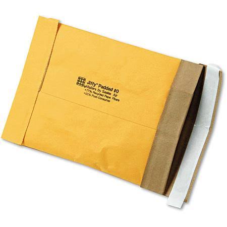 Natural Kraft Padded Self Seal Mailer, 6 x 10, 250/Carton M442