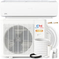 9,000 BTU 25 SEER Ductless Mini-Split Air Conditioner Heat Pump with 16FT Copper Line Set and Communication Wires N551667