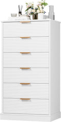 6 Drawer White Dresser C514179