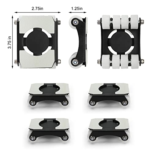 Heavy Duty Furniture Lifter 4 Appliance Roller 880 LBS Load Capacity Wheels Adjustable Height Lifting Tool Lever A5053