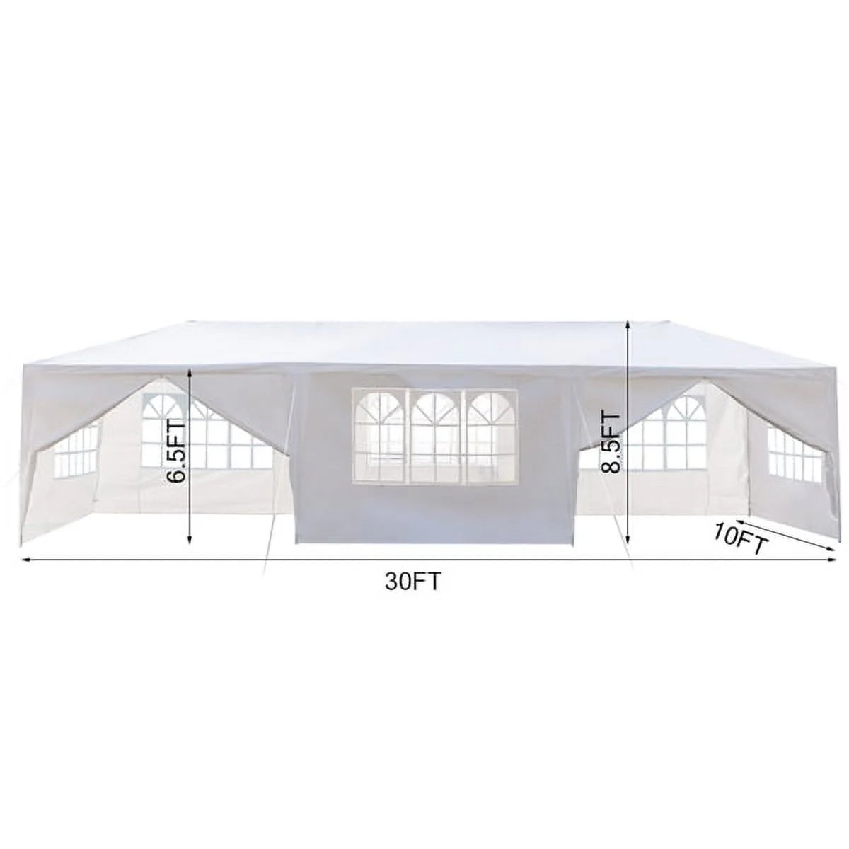 10'x30' Outdoor Canopy Party Wedding Tent with 8 Removable Sidewalls A507