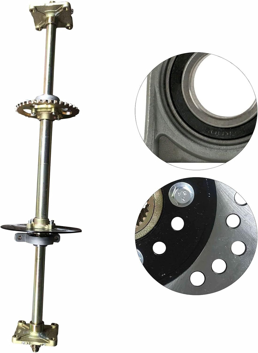 815mm Rear Axle Shaft Kit with 7.5" Brake Disc Z64141