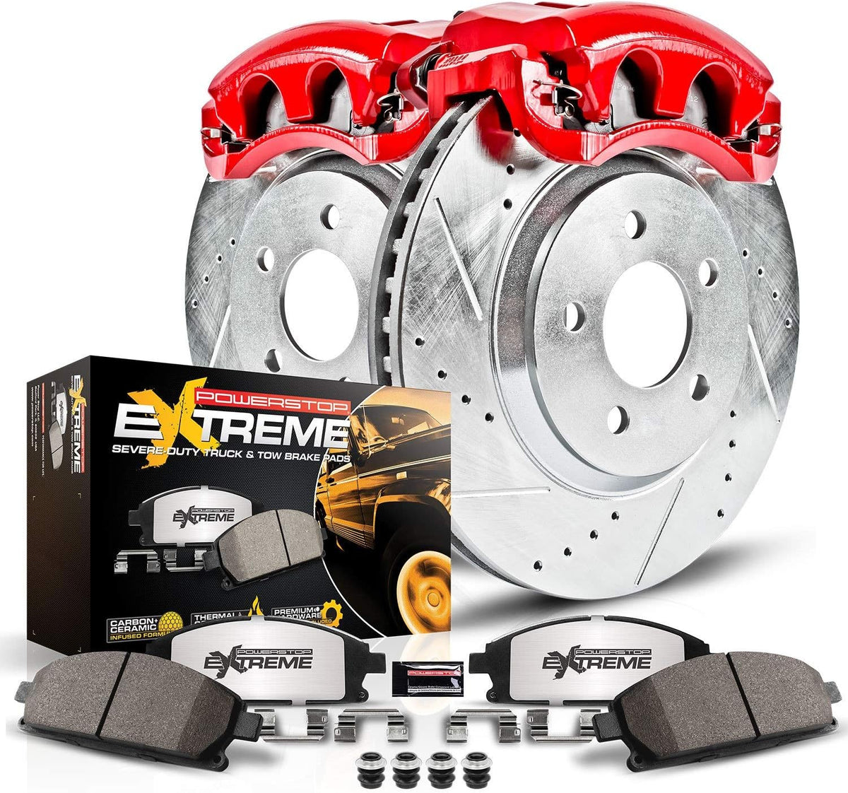 Front Z36 Truck and Tow Brake Kit with Calipers I85172