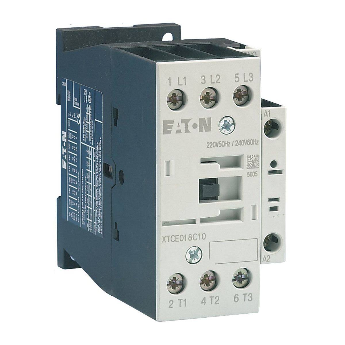 Magnetic Contactor, 3 Poles, 18 A Full Load Amps-Inductive J134