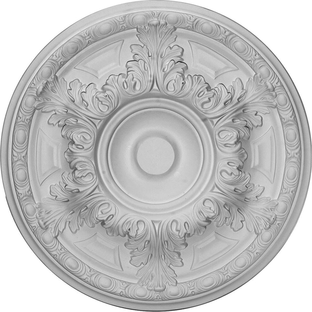 19x22OD x 1 1/2x22P Brass Ceiling Medallion S939492
