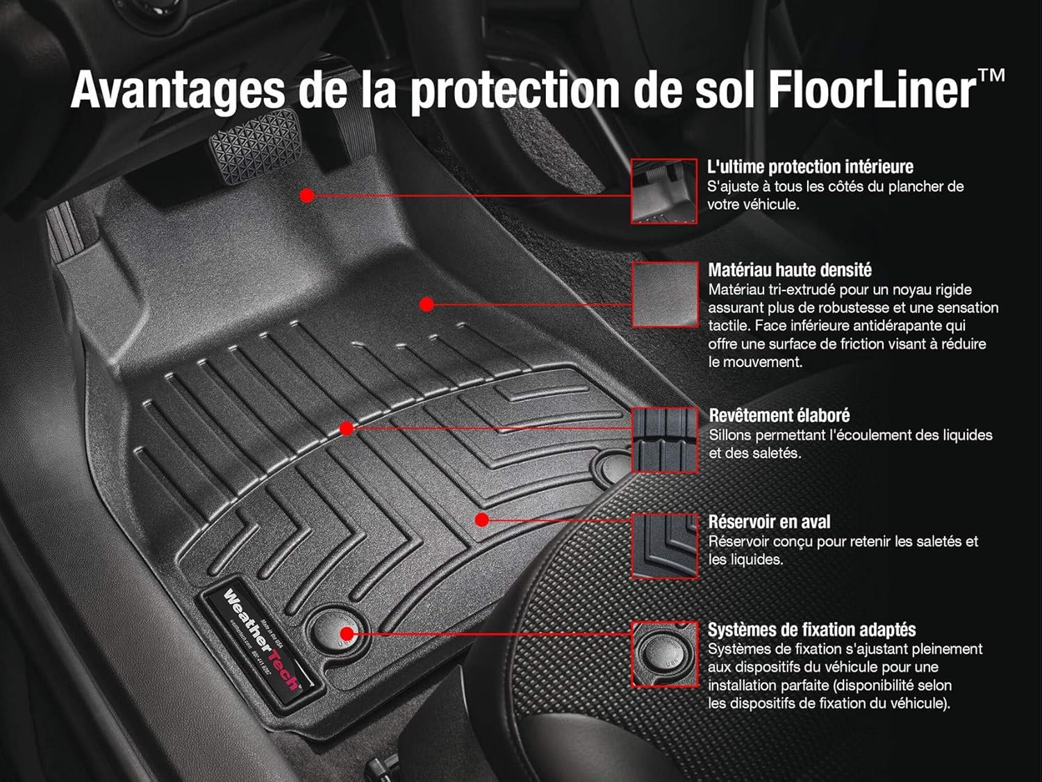 Grey Custom Fit FloorLiner for Toyota Tundra V4359