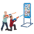 2pk 24ct Soft Foam Balls and 2 Pump Action Blaster Guns with Standing Shooting Target G43003