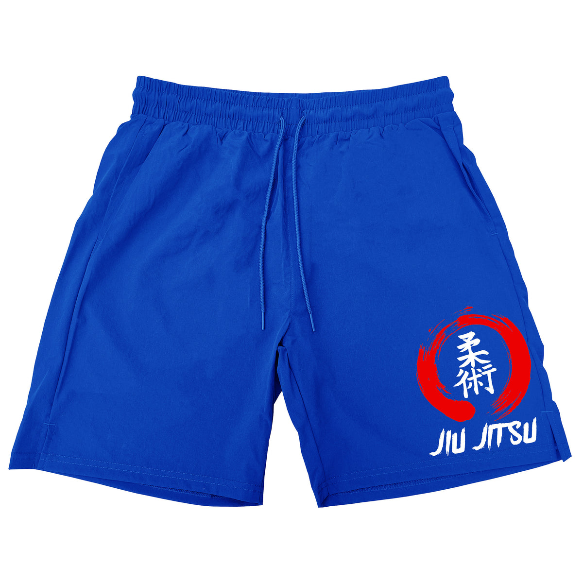 Red Royal Blue Athletic Nylon Running Shorts 2X-Large T1555