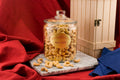 2.5 Pound Salted Cashews in Glass Jar C79847