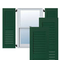18x22W x 73x22H Exterior Real Wood Pine Open Louvered Shutters (Per Pair) H816