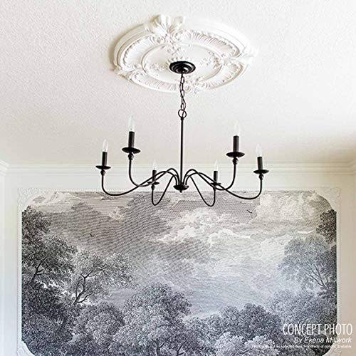 Hand-Painted Ceiling Medallion S705