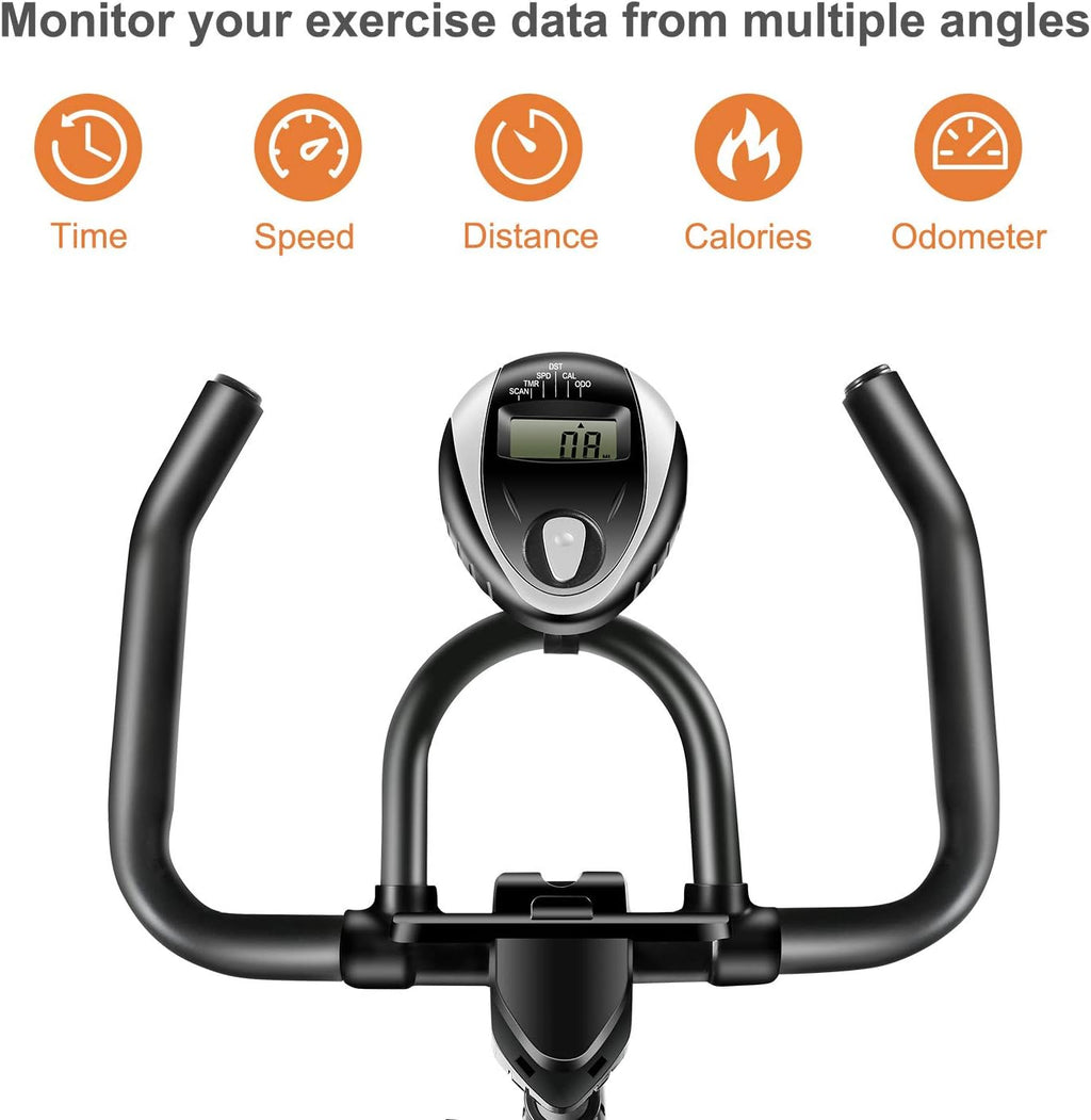 Exercise Bike Indoor Cycling Bike Stationary Flywheel Bicycle with Resistance O535450