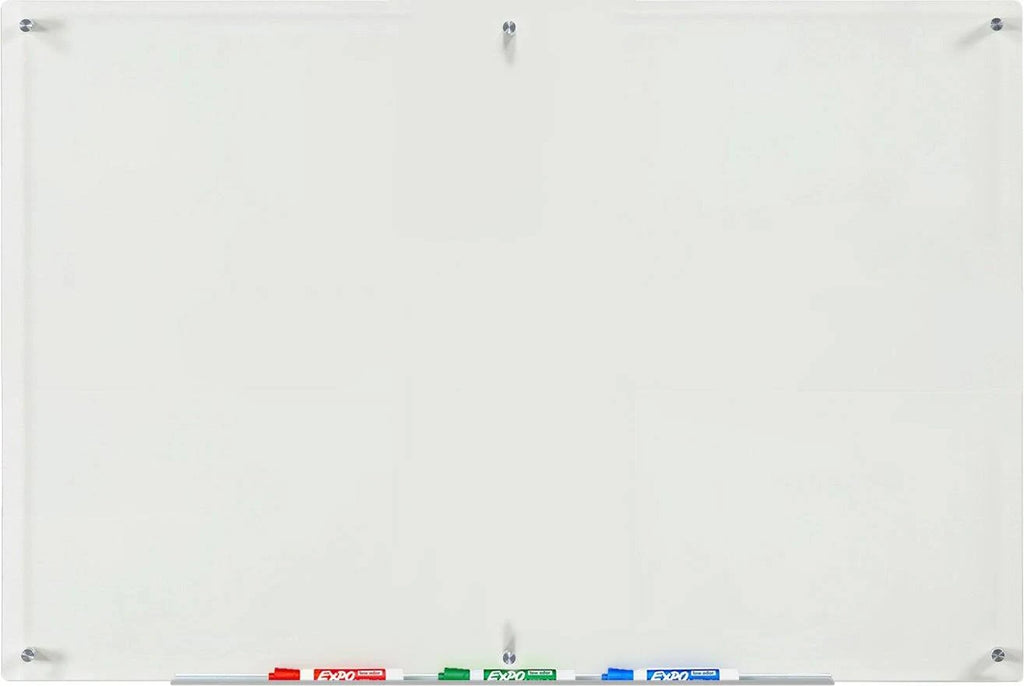 White Wall Mounted Glass Board Z6452
