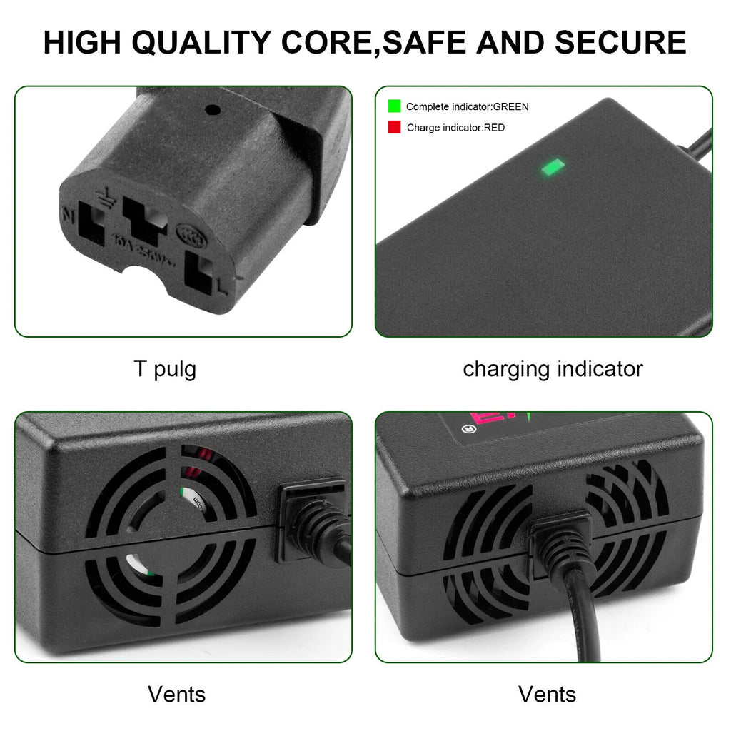 48V 12AH Electric Scooter E-Bike Battery Charger Adapter R618076