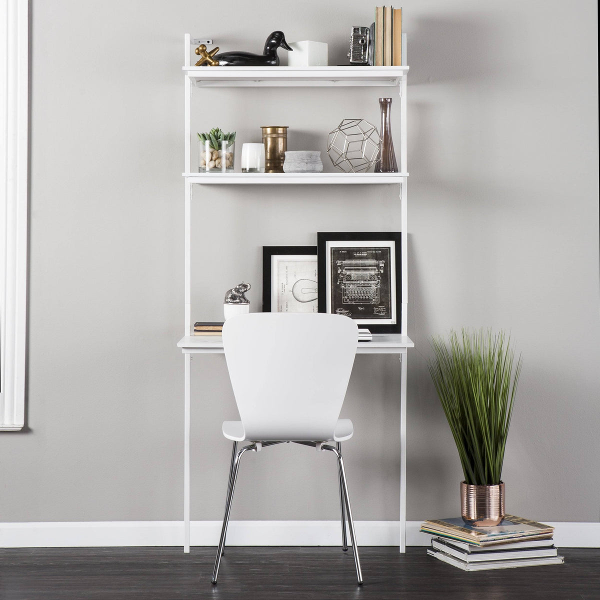 White Wall Mount Desk M6216