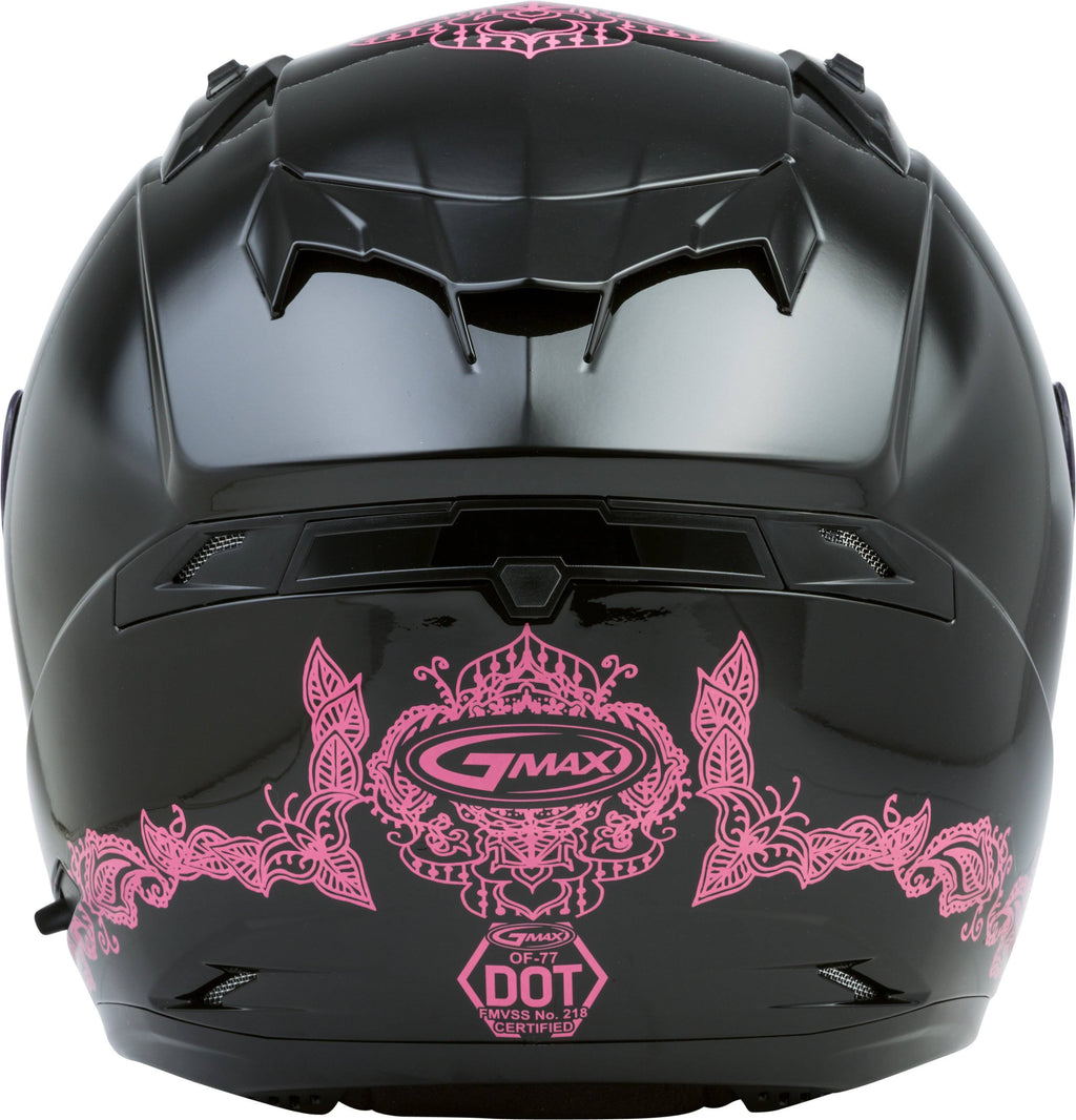 Open-Face Helmet Black/Pink U92277