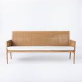 Wicker & Metal Patio Sofa V990156