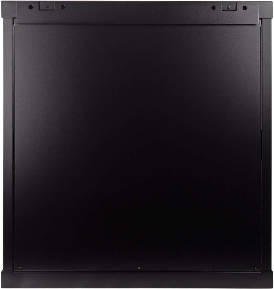 12U Wallmount Cabinet Enclosure 19-Inch Server Network Rack with Locking Perforated Door Black S28022