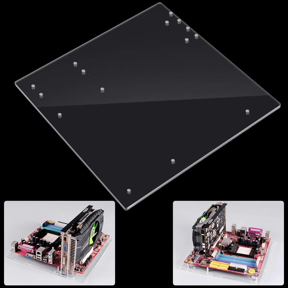 Open Frame Acrylic Computer Case Base Stand, Pack of 2 G1064