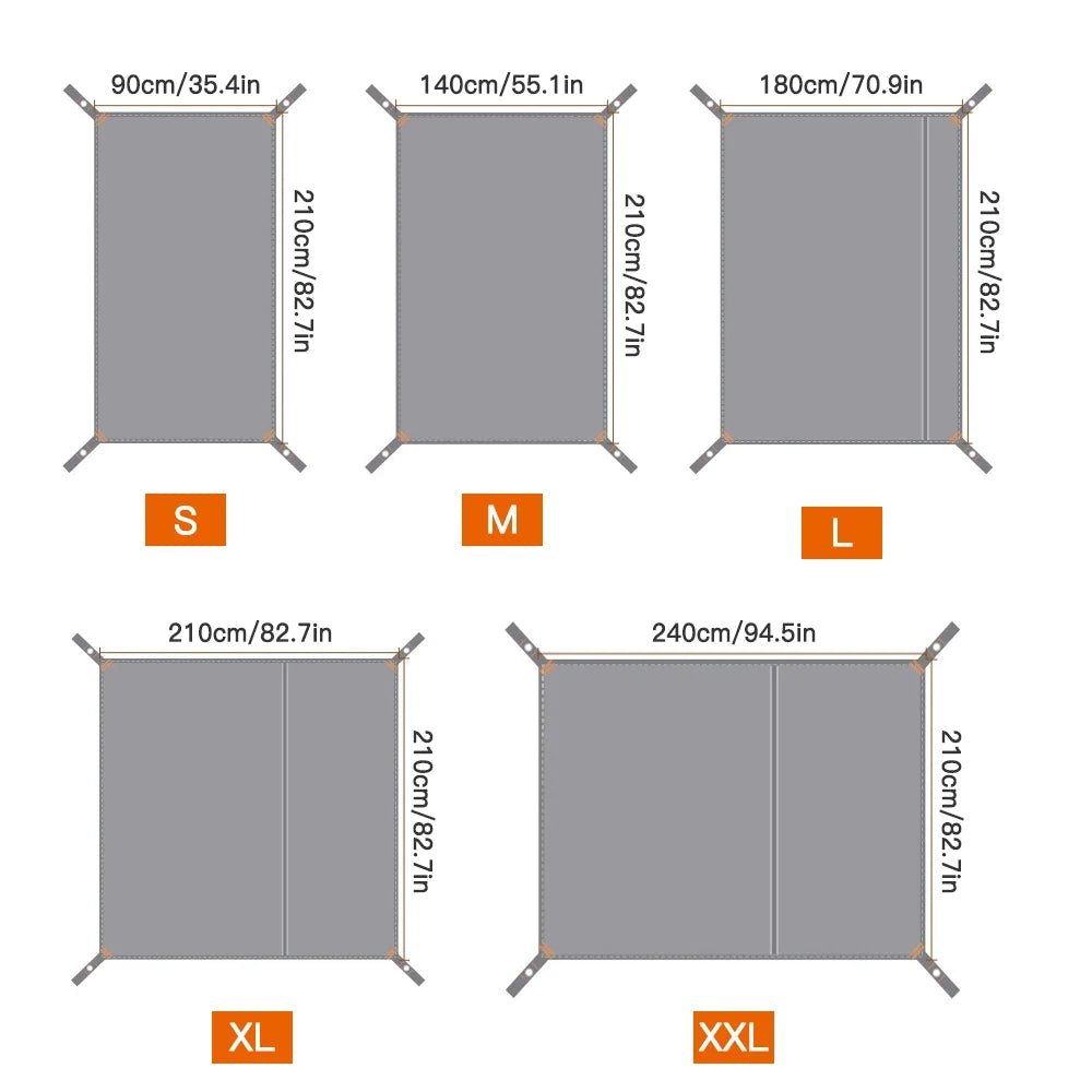 Durable Camping Tarp Ground Sheet G2055