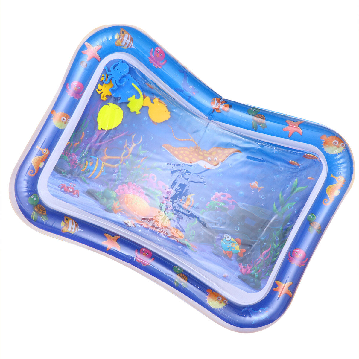 Inflatable Crawling Cushion Water Play Mat (Blue) J25747