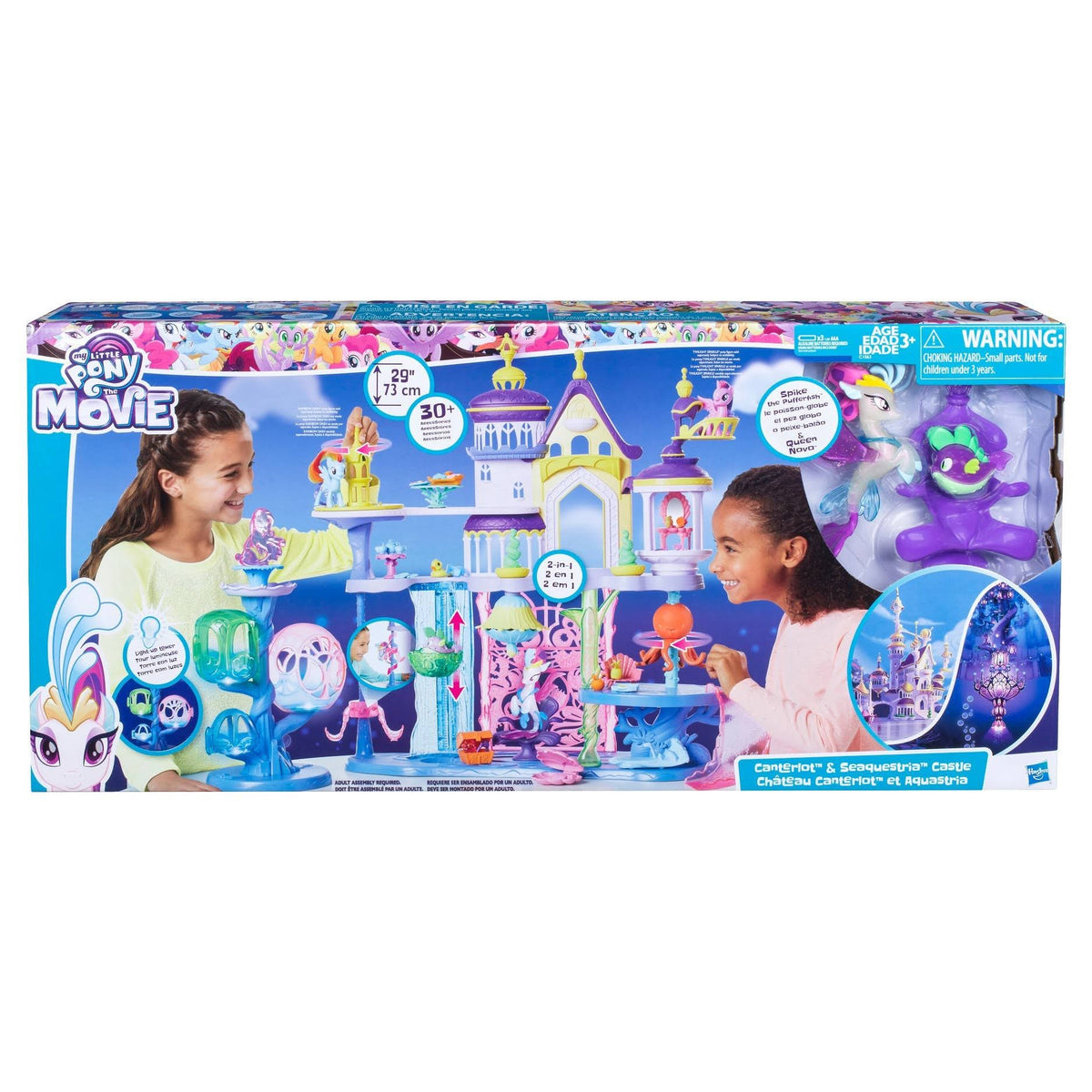 Canterlot & Seaquestria Castle with Light-Up Tower O17939