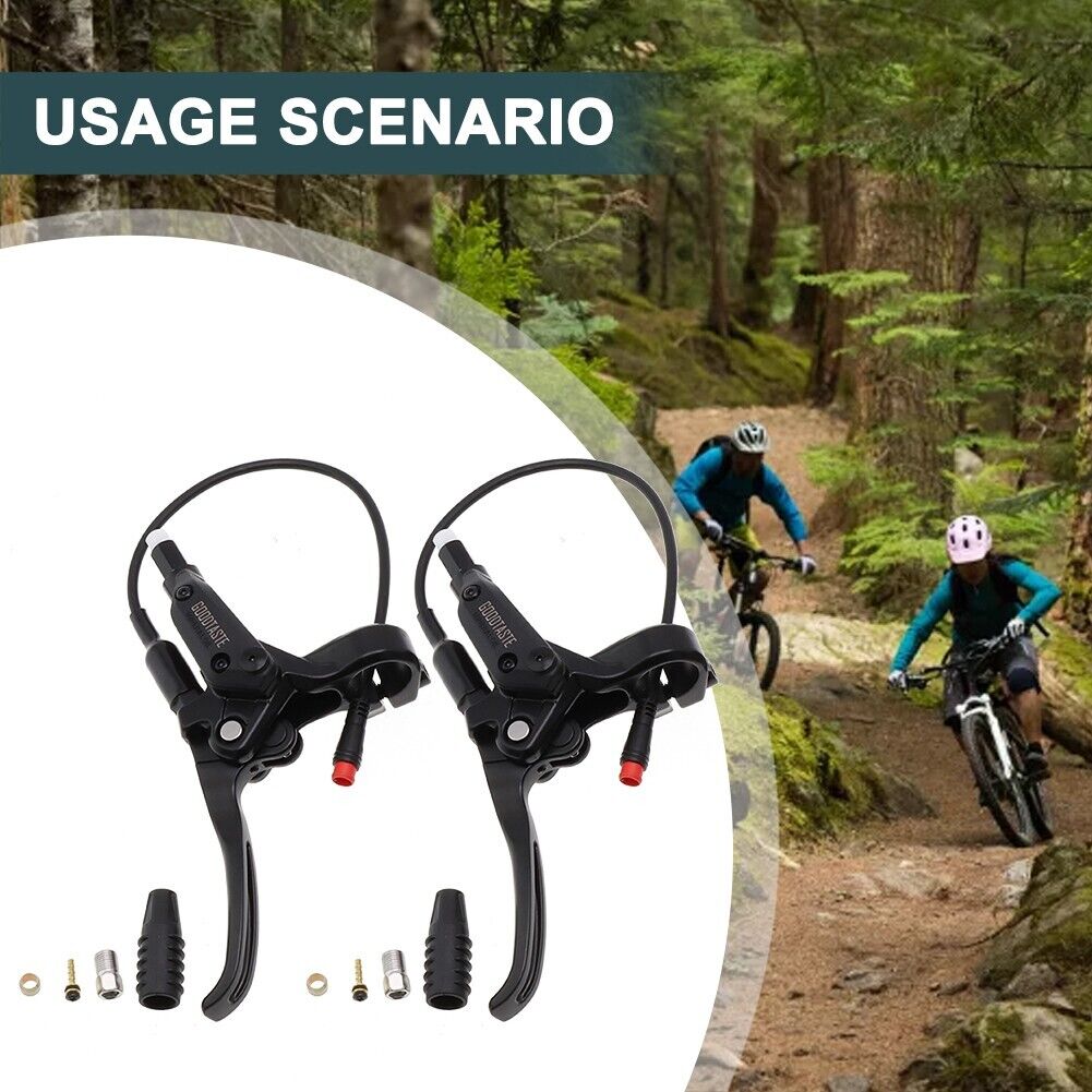 Black E-bike Brake Levers X8414
