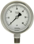 Stainless Steel Liquid Filled Dial Indicating Pressure Gauge L212