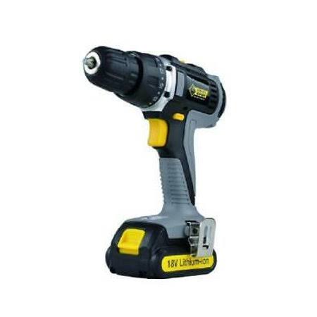 2 Speed 18 Volt Lithium-Ion Cordless Drill/Driver, Black I334