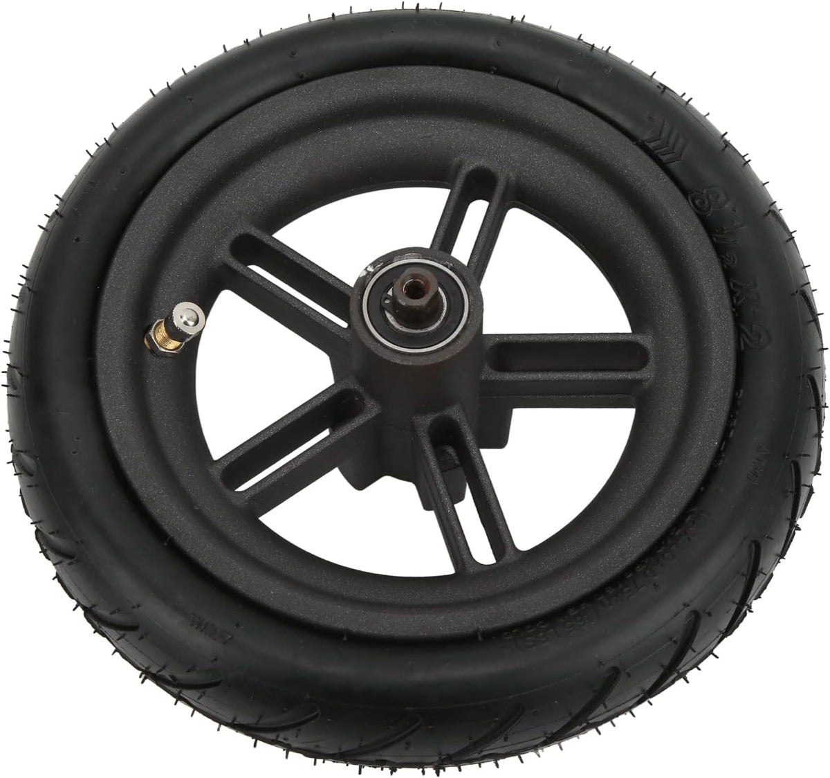 8.5 Inch Scooter Rear Tire Set with Inner Tube and Hub, Pack of 2 K39966