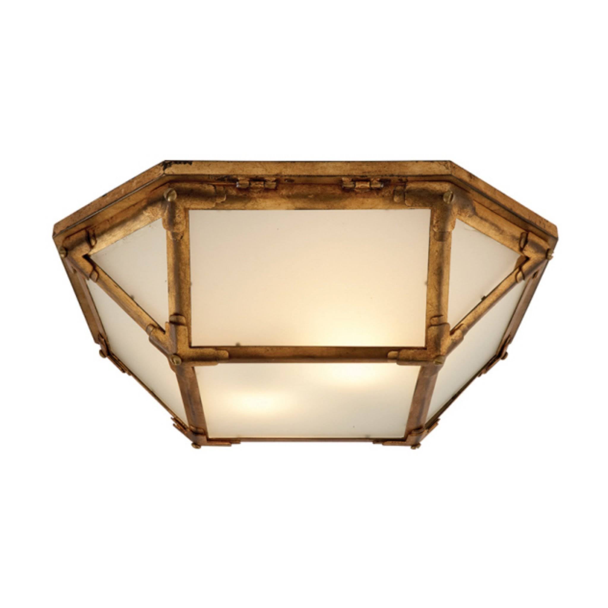 Gilded Iron Flush Mount M16156
