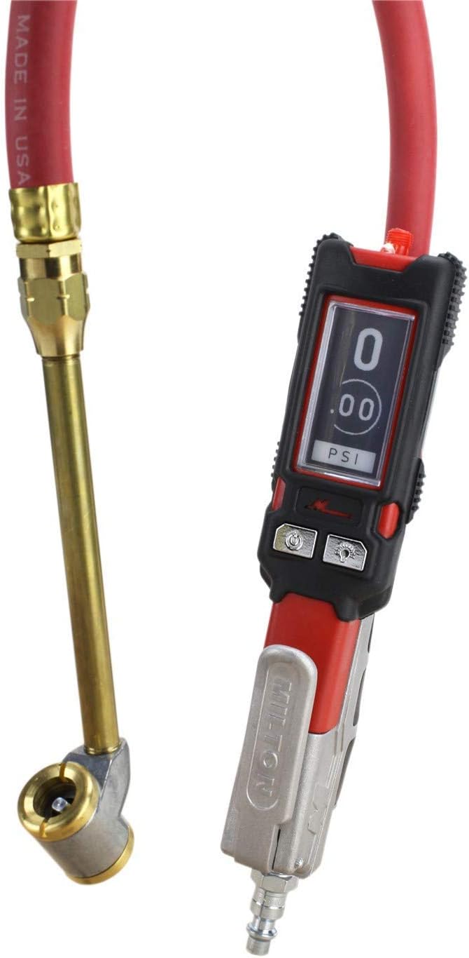 Red Digital Tire Pressure Gauge, 0-160 PSI A2327