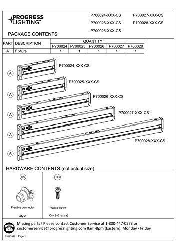 12x22 LED Undercabinet Light Satin White E13417