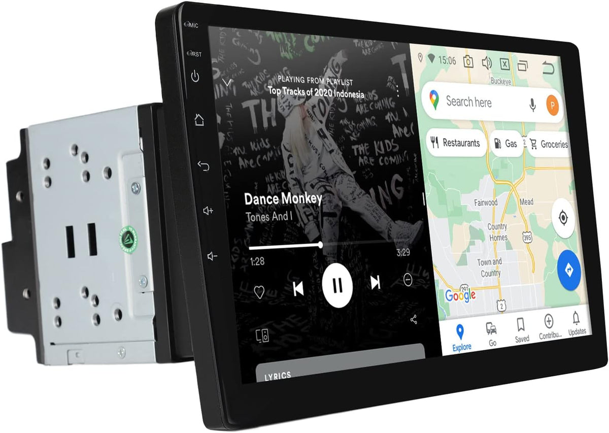 10.1 Inch Double Din Car Stereo Receiver with Bluetooth H650