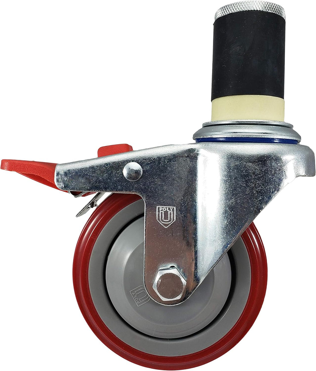 4 inch Caster Wheel Set Total Locking Casters N783860