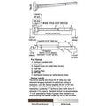 Fire Rated Push Bar Rim Panic Exit Device 48x22 Satin Stainless Steel L79922