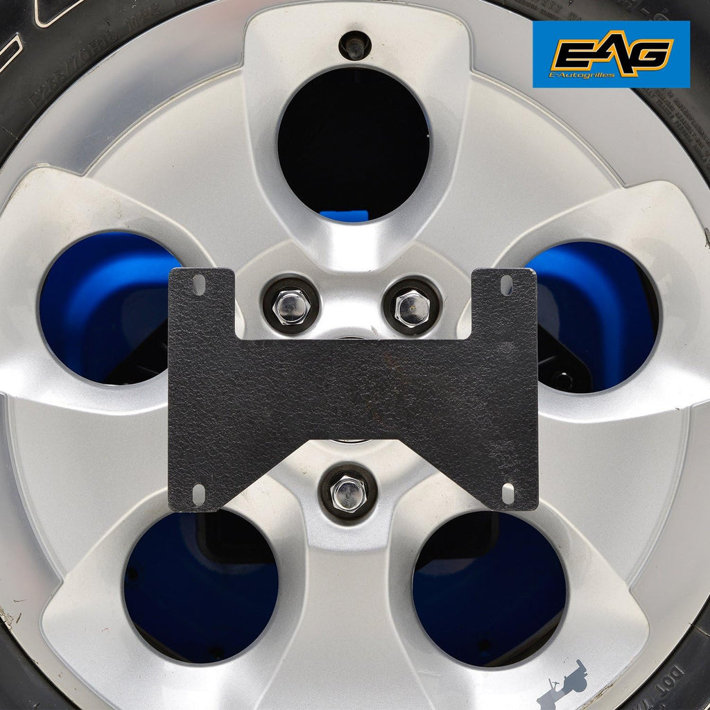 Rear License Plate Relocation Bracket on Spare Tire Carrier Pack of 2 Q5532