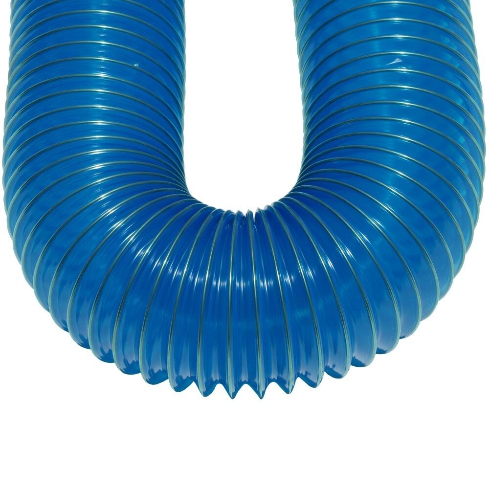 Blue PVC Flexduct 6x22 x 12 ft. Q314
