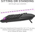Ergonomic Tenkeyless Mechanical Keyboard with Cherry MX Brown K176743