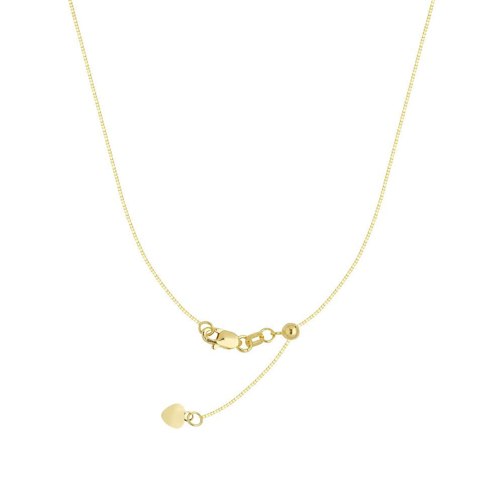 22 Inch Adjustable Box Chain Necklace M4502