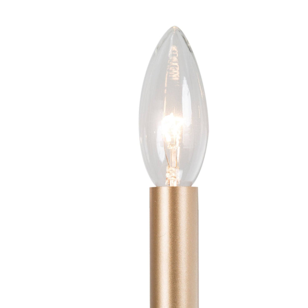 Antique Gold 5-Light Candle Chandelier Z8691