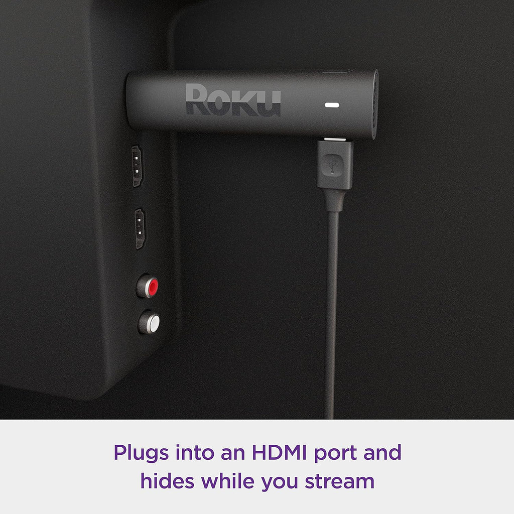 Roku Streaming Stick 4K+ Streaming Device 4K/HDR/Dolby Vision with Voice Remote Pro, Black Pack of 2 Q50482
