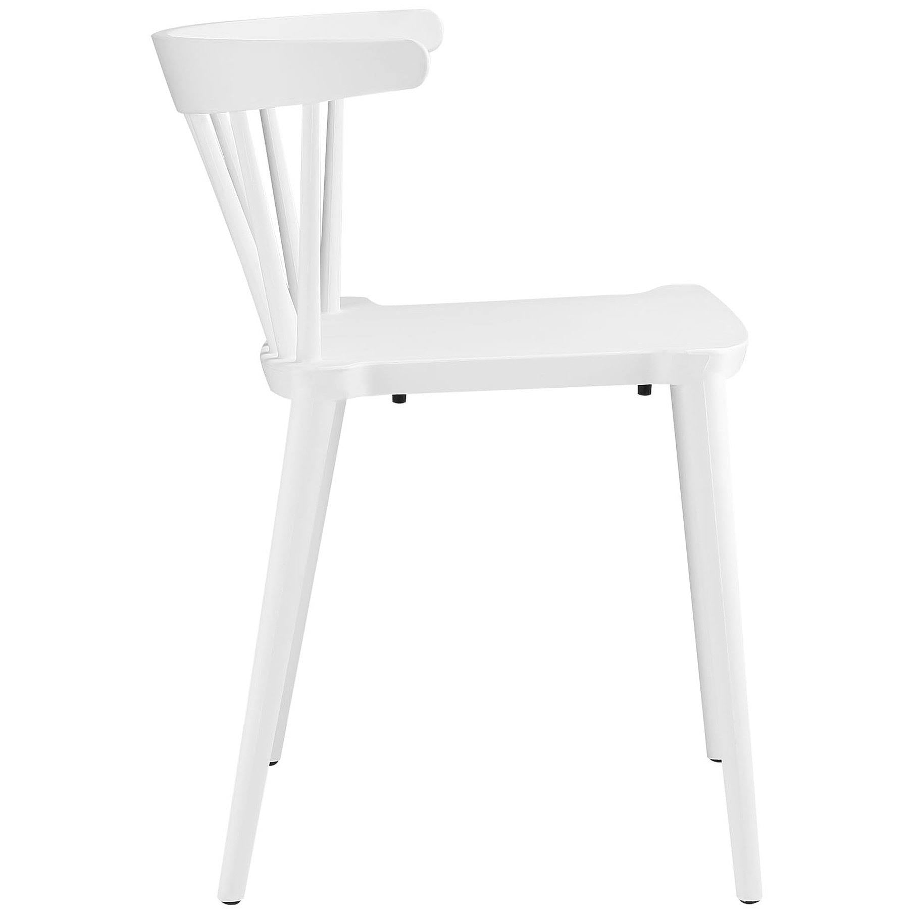 White Spindle Dining Side Chair K601243