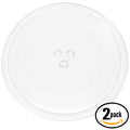 2-Pack Replacement Microwave Glass Turntable Tray 10" C809502