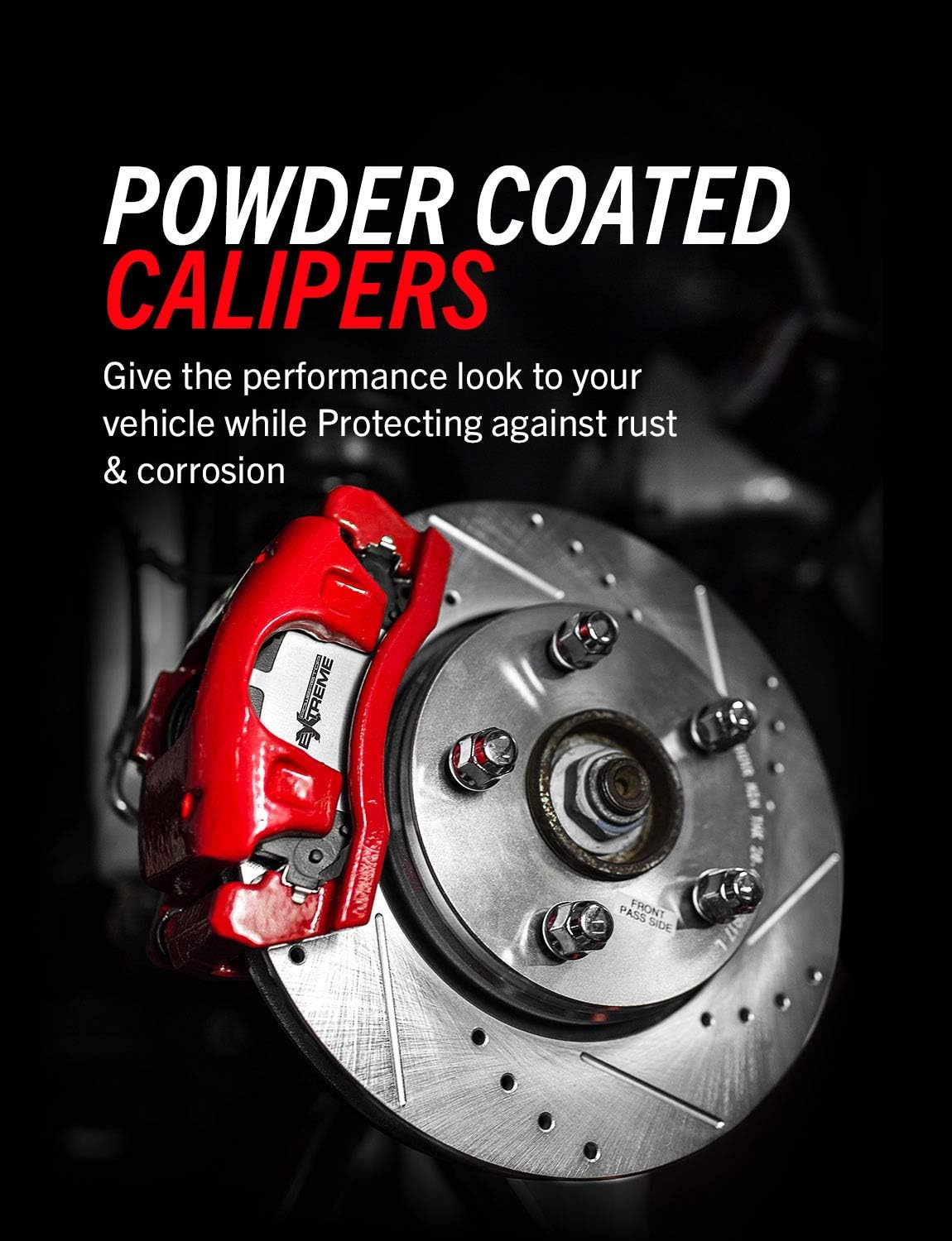 Front Z36 Truck and Tow Brake Kit with Calipers I85172