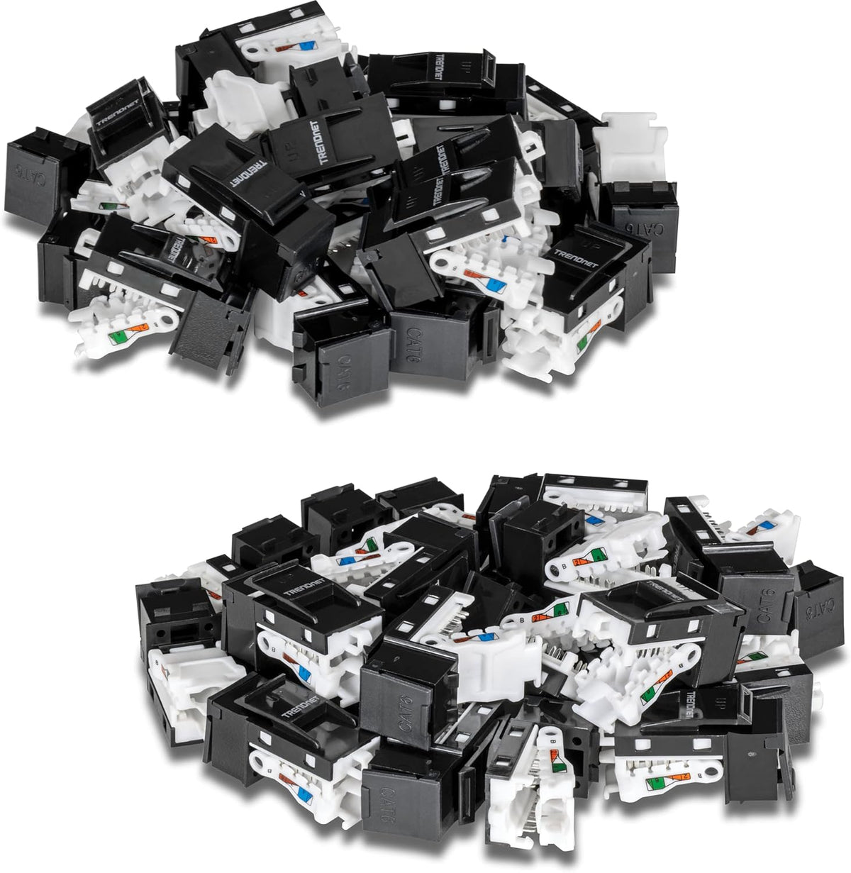 Cat6 RJ45 Keystone Jack 50-Pack M9640